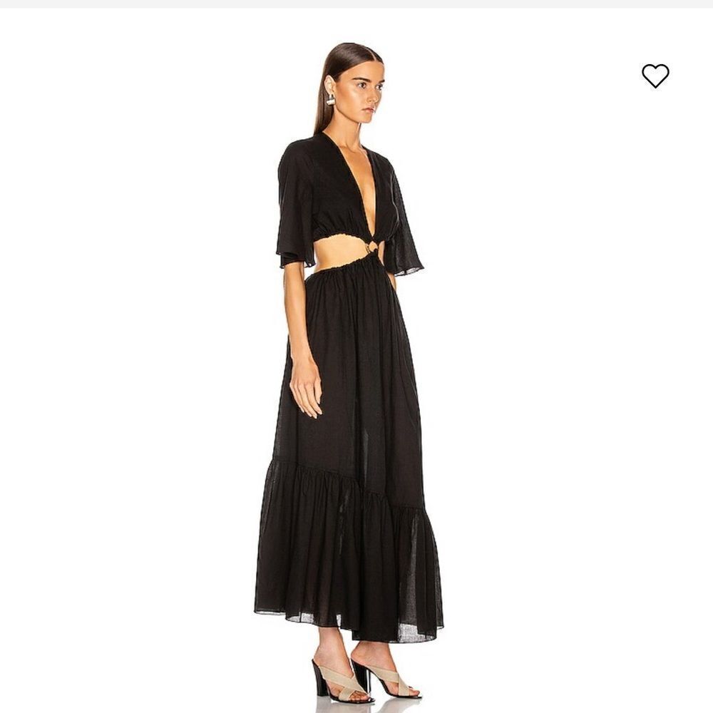 BEAU SOUCI Black Cut out cotton Isola dress New Size 40 - Picture 2 of 13